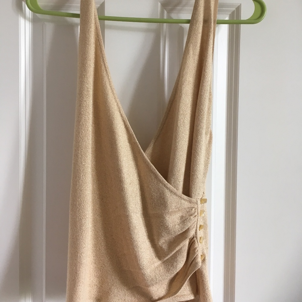 Sexy Beige Halter Top